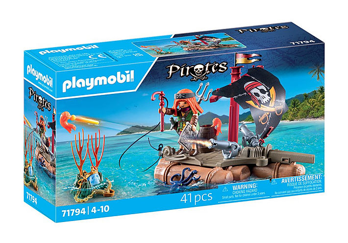 Playmobil Pirátsky raft s pokladom 71794
